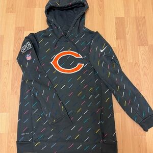 Chicago Bears Nike Crucial Catch Pullover Hoodie Mens M 2021 NFL